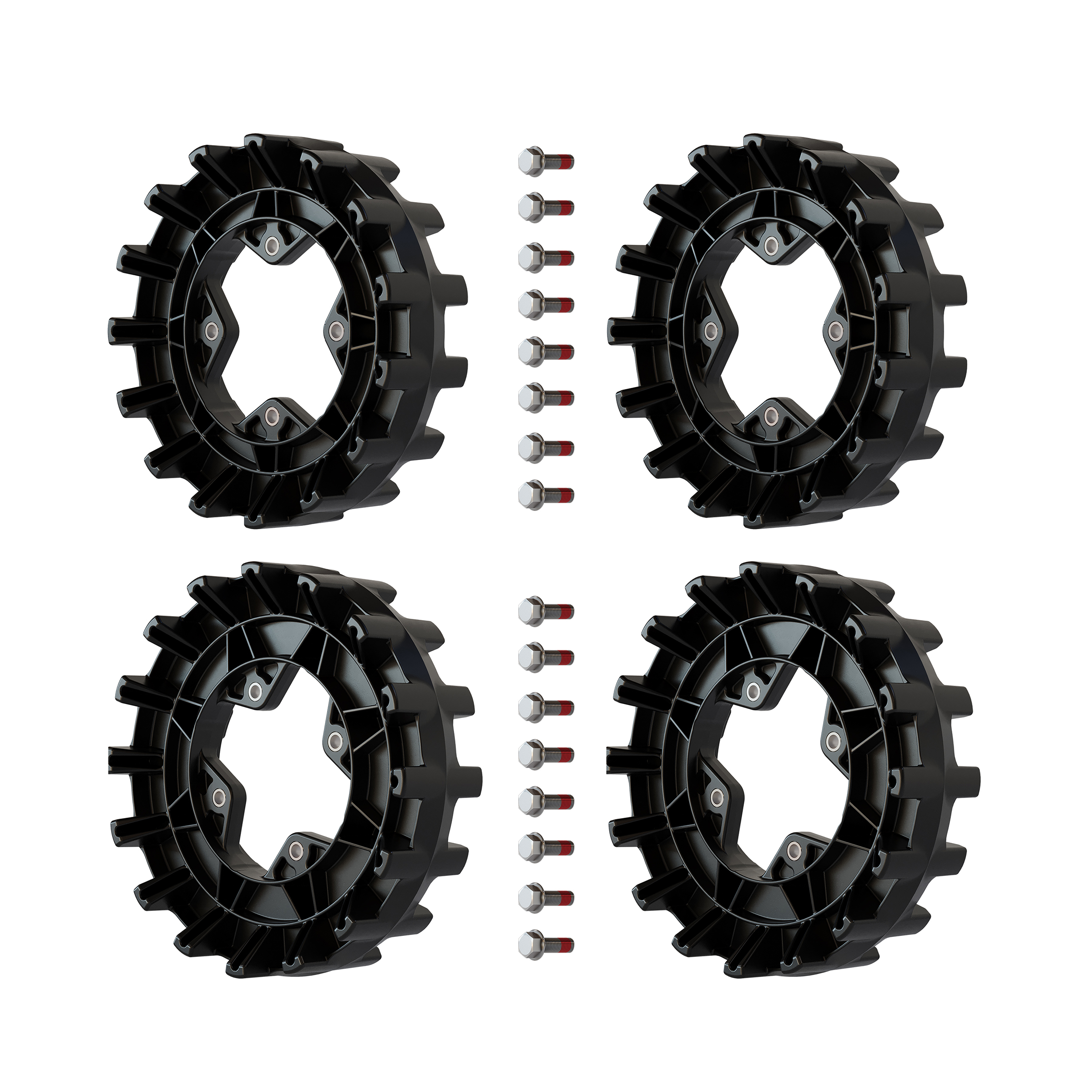 Sprocket package - 15 teeth & 16 teeth - 4 bolts