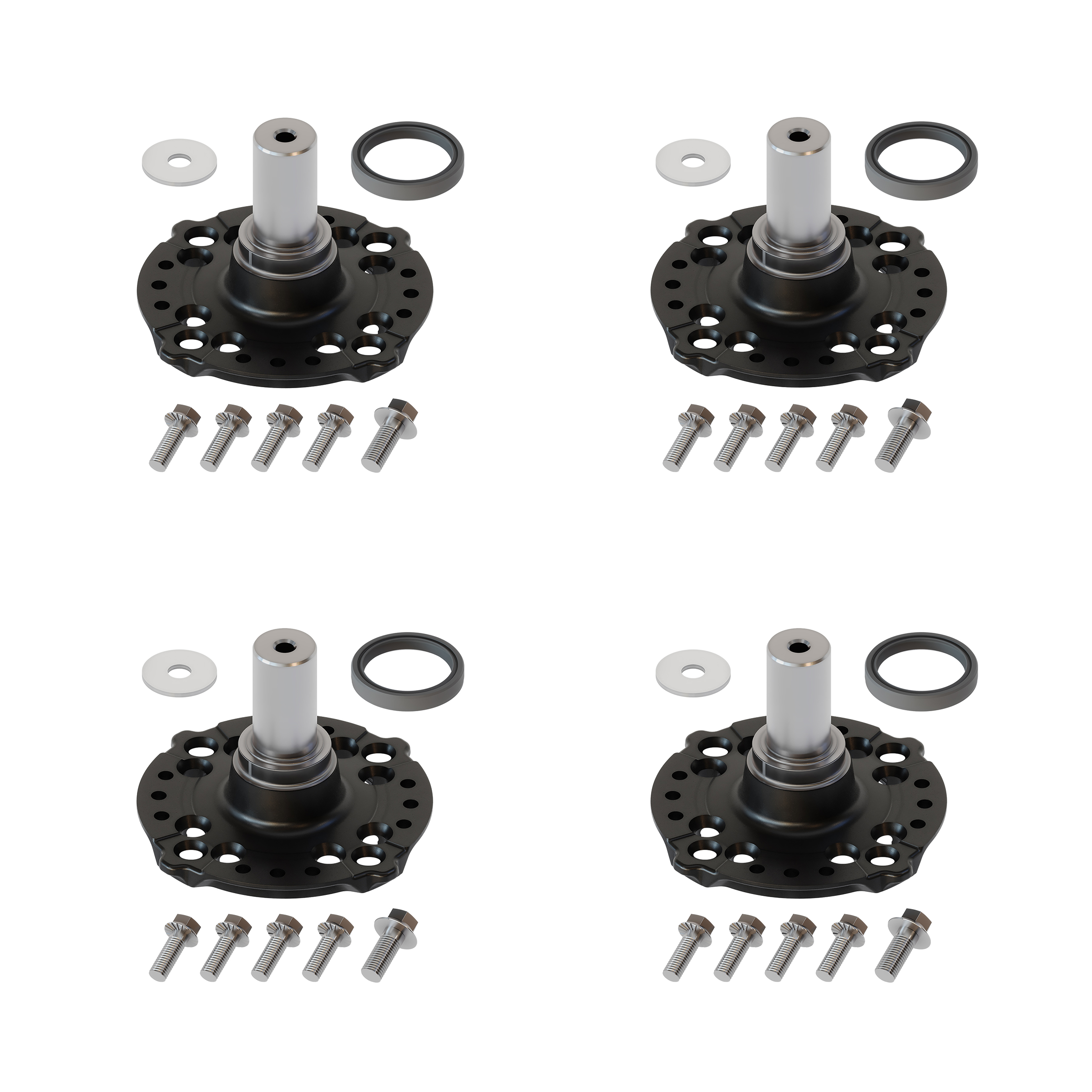 7019 00 0002 Hub Package Multi Bolt Pattern 110 115 136Mm