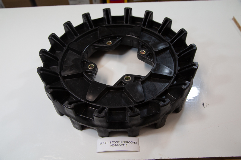 Sprocket package - 18 teeth & 18 teeth - 4 bolts 2