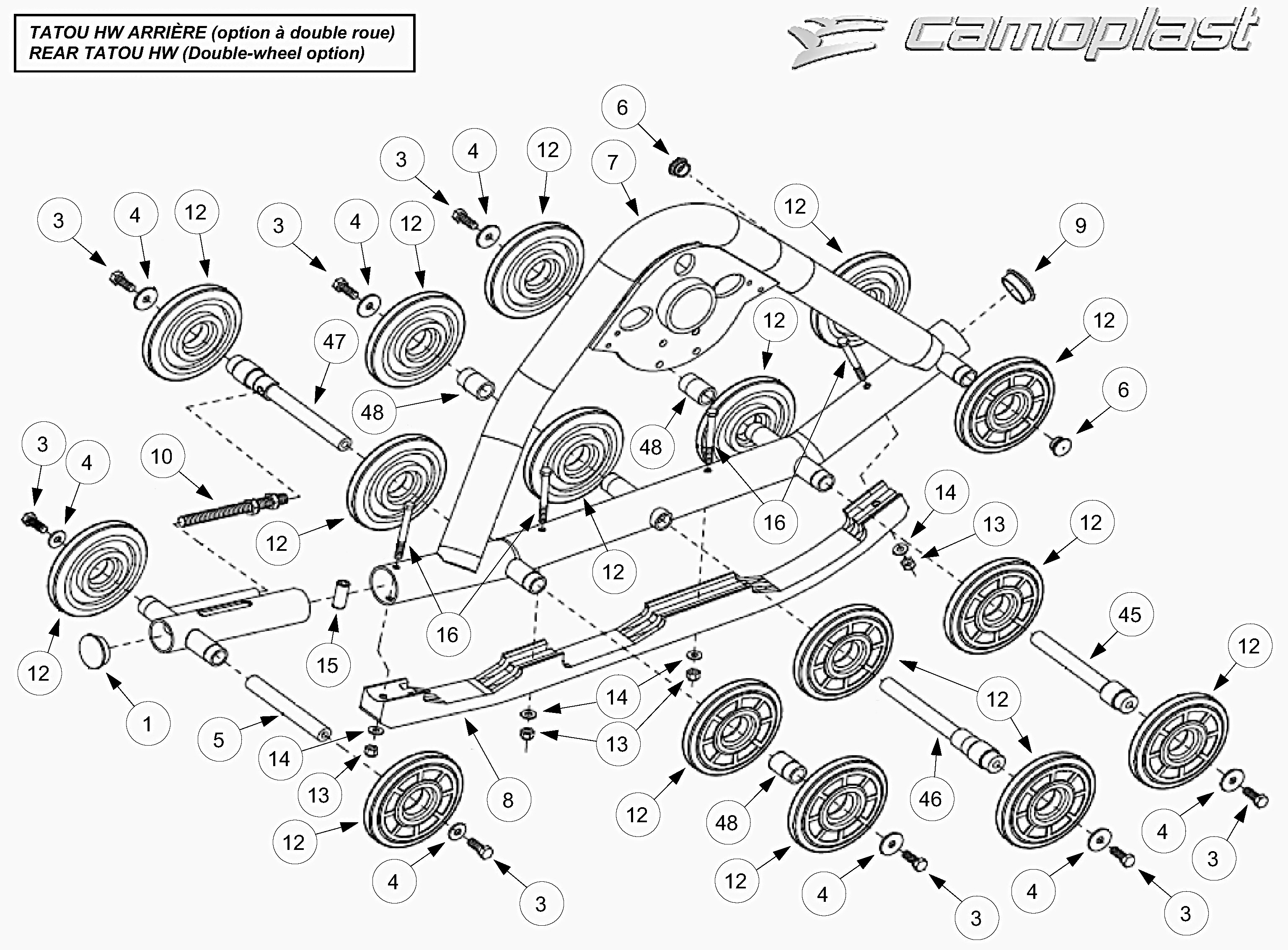 Rear HW double wheel option