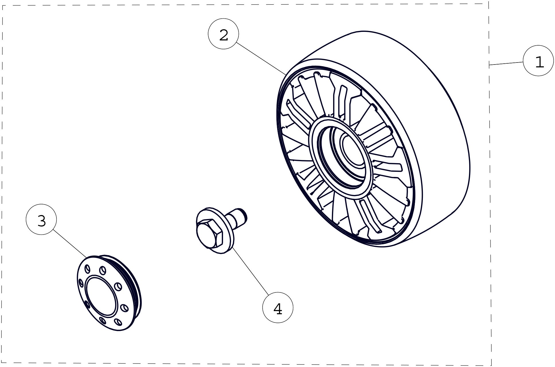 50mm Replacement Wheel Kit