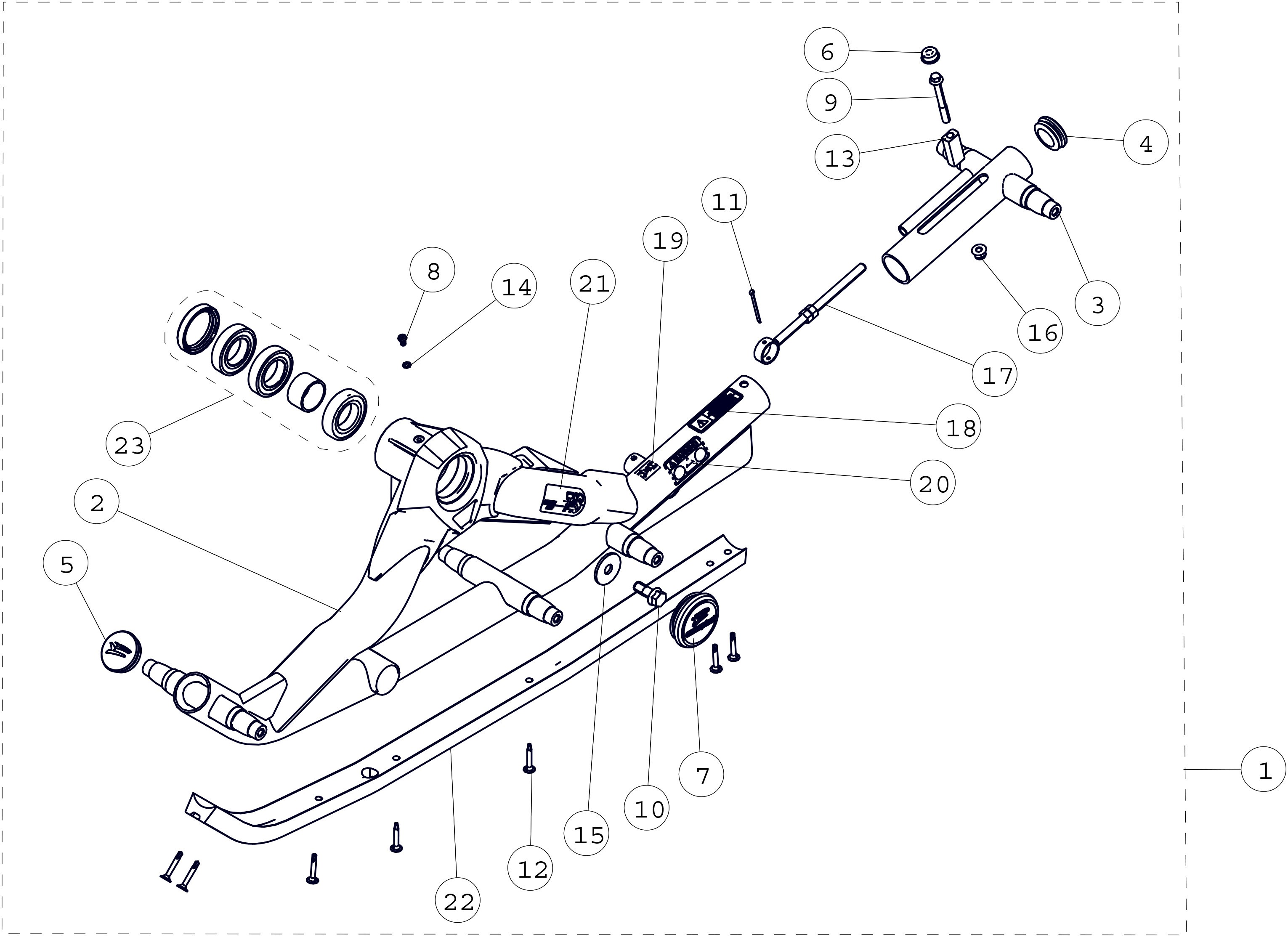 Rear Left Frame