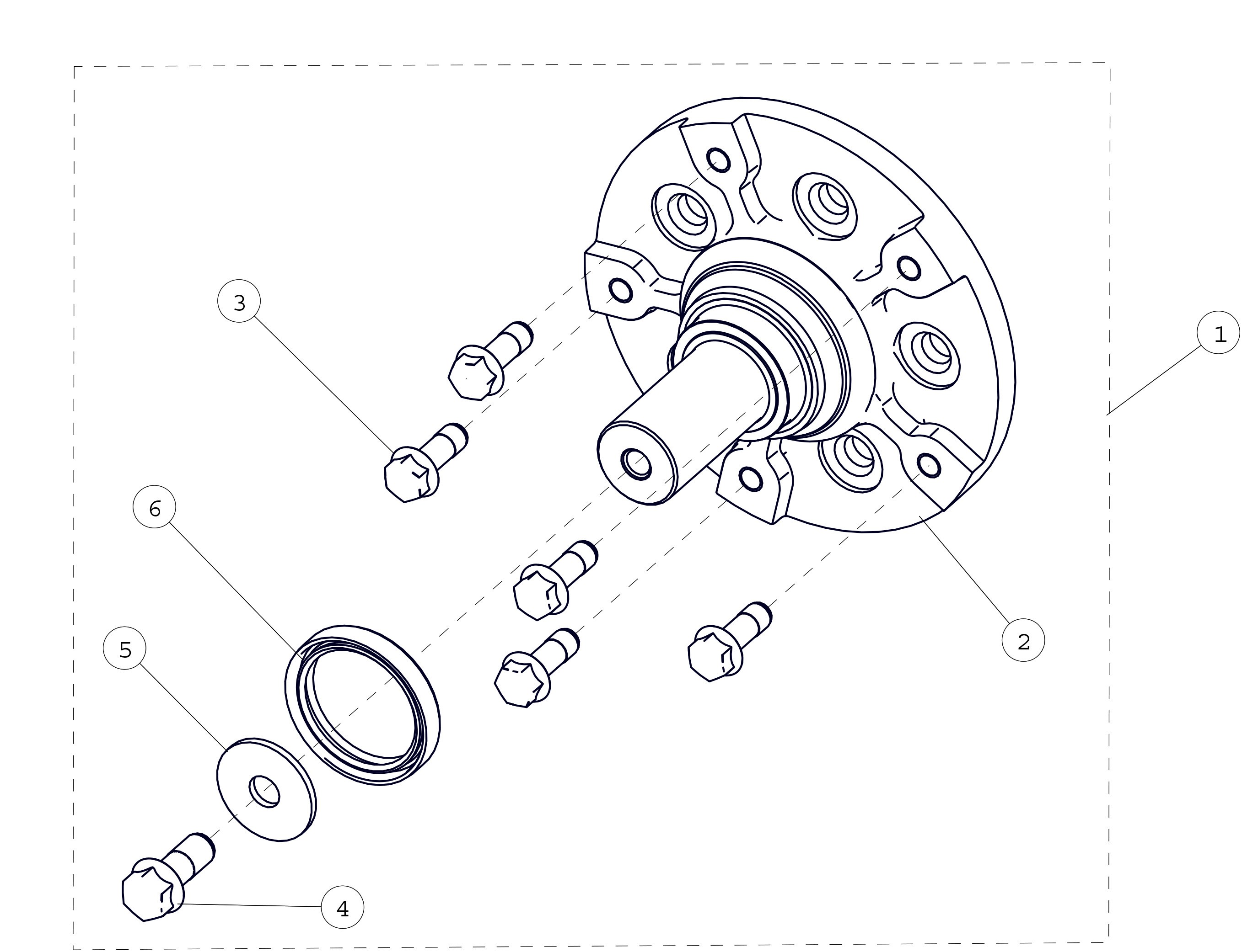 S-Kit Hub 5 Bolts