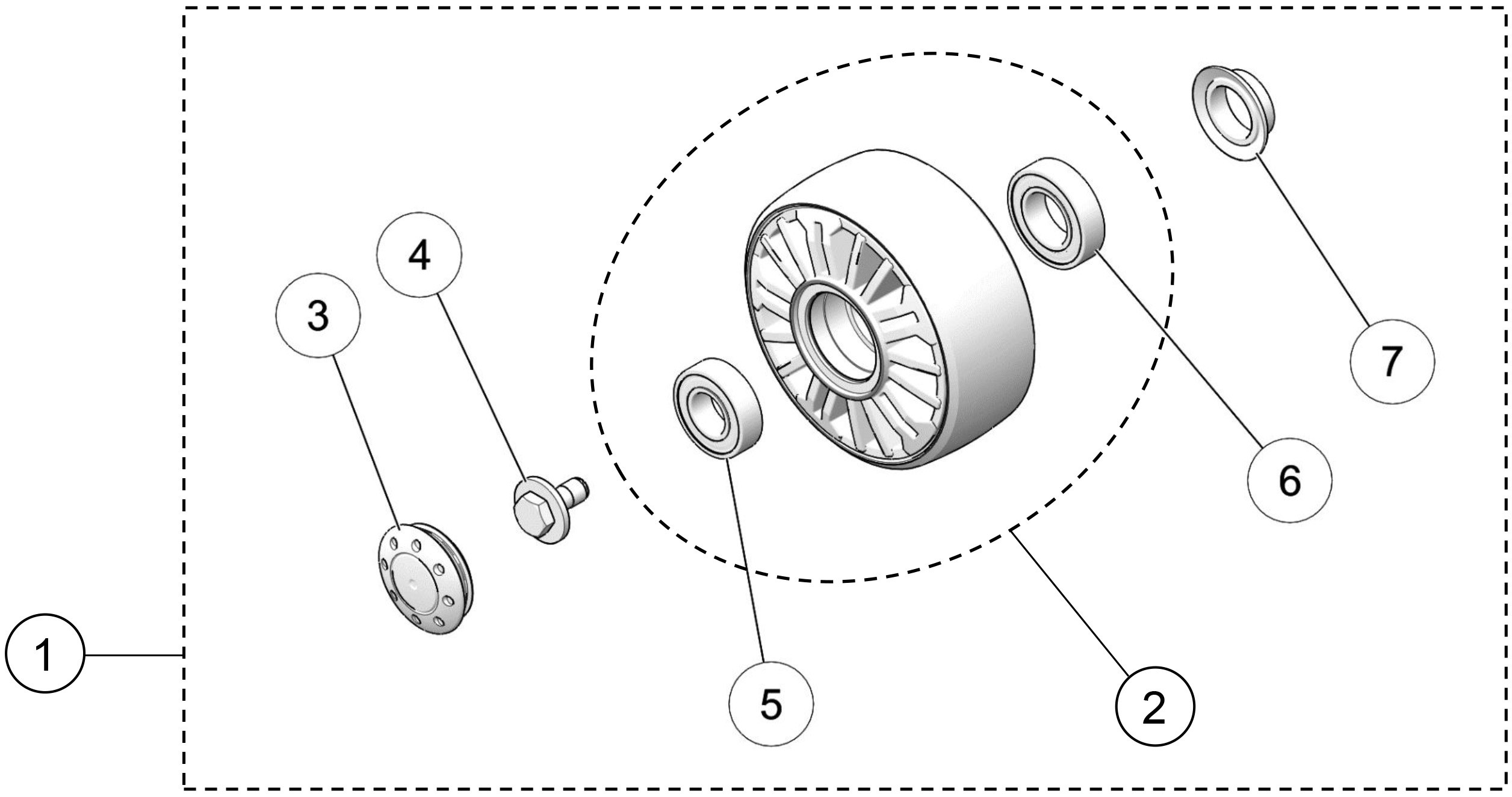50mm Wheel Kit