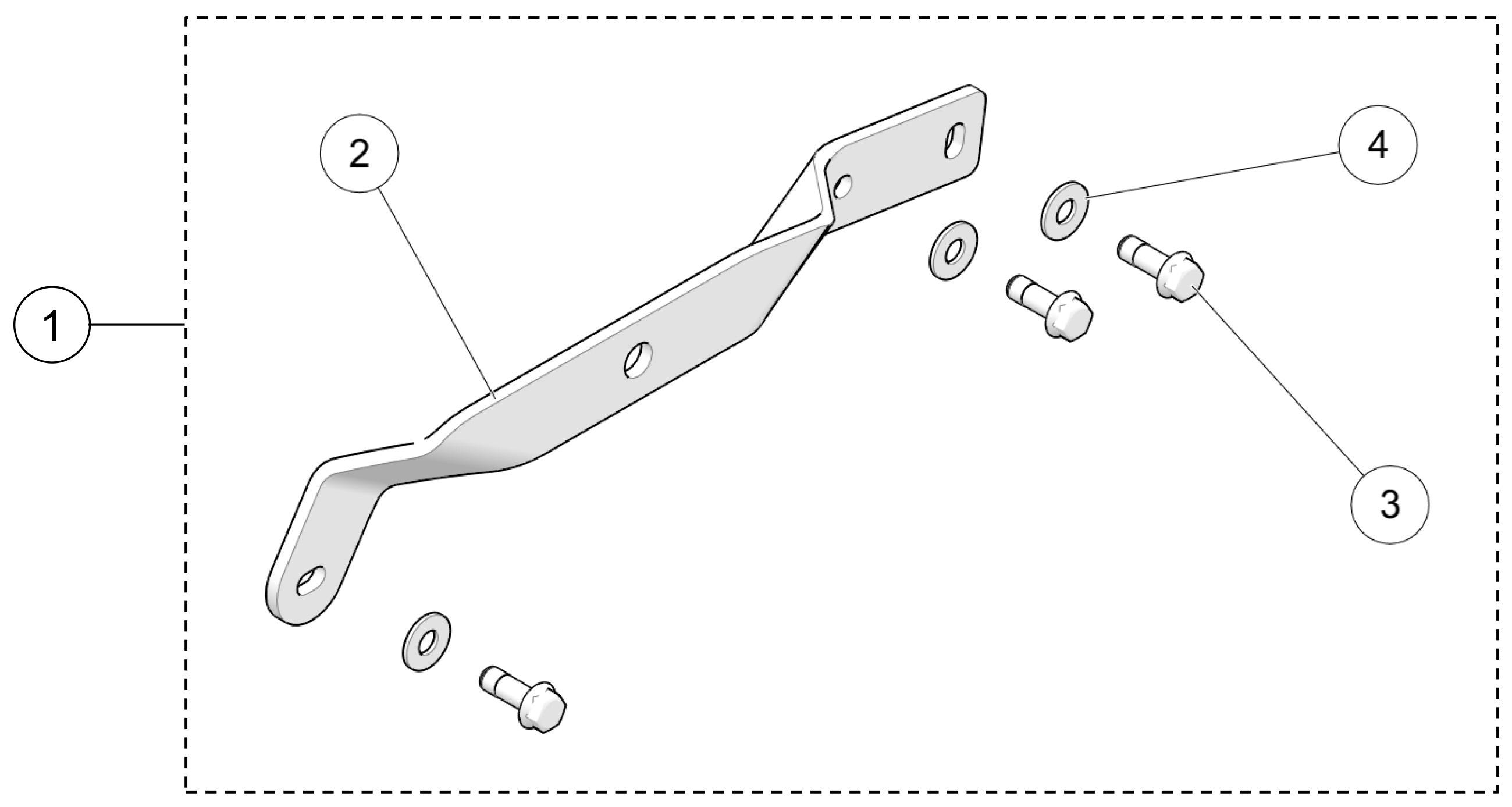 Right Anti-Rotation Bracket - Rigid