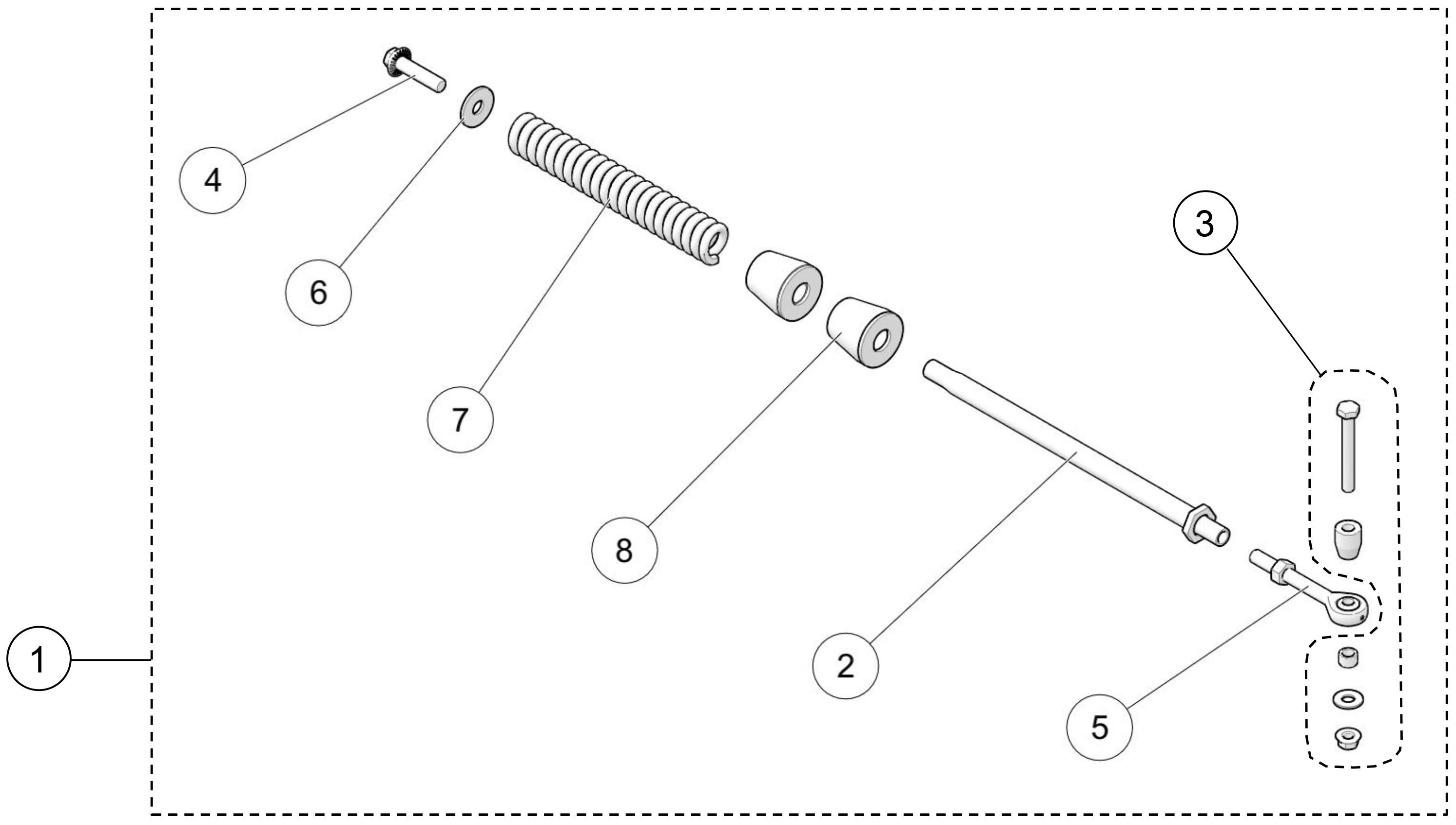 Stabilizing Rod, Rear