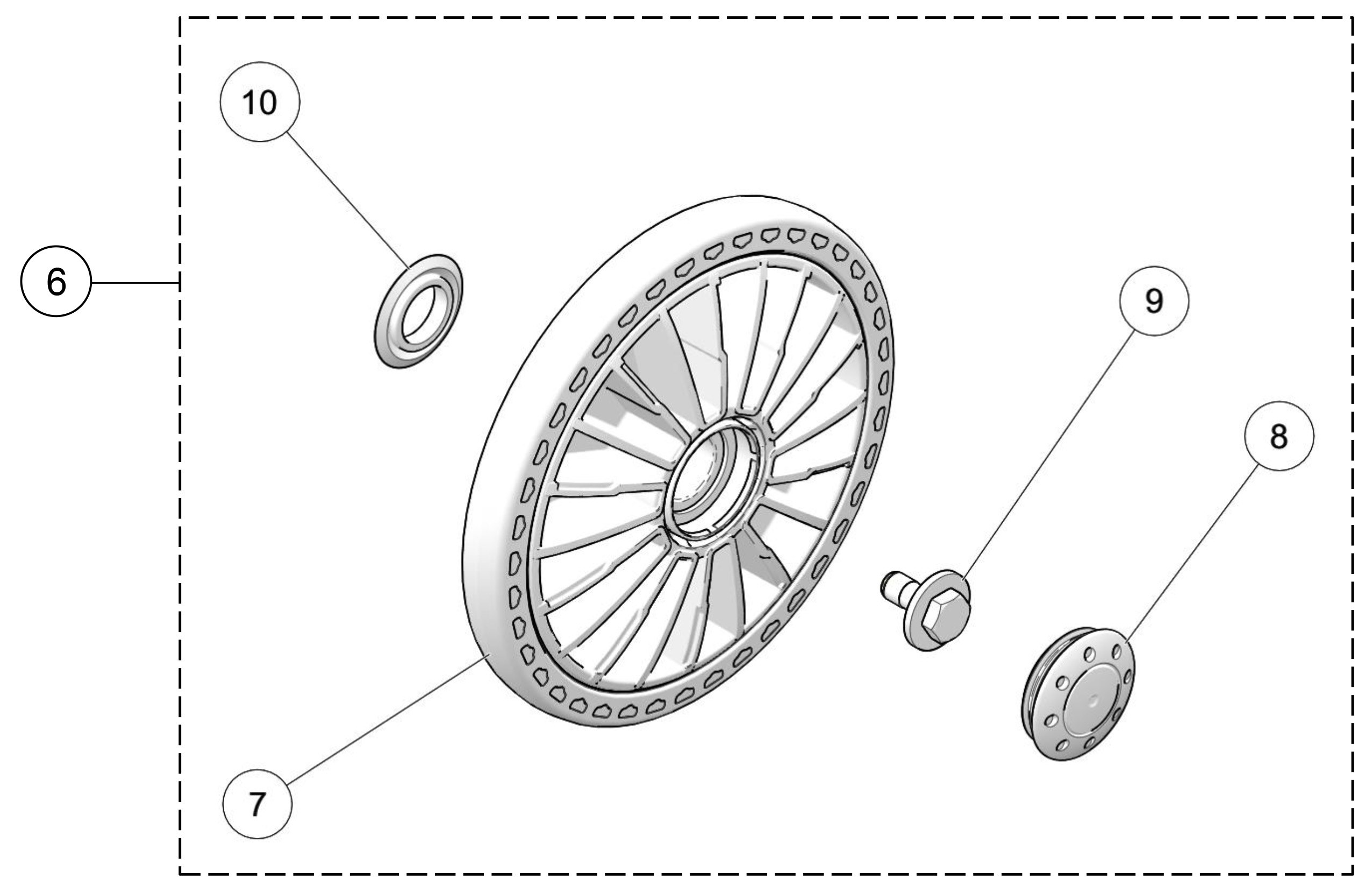 202 mm Wheel Kit