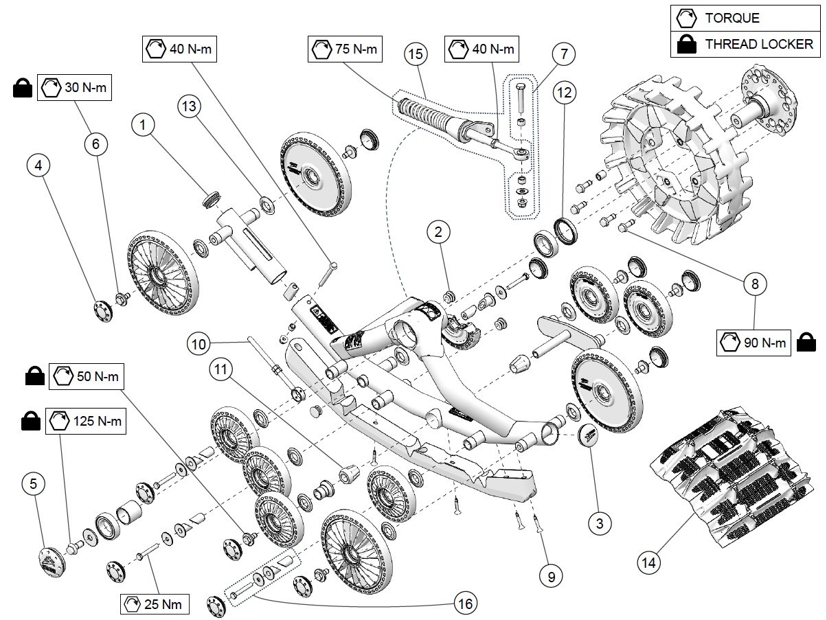 Front Left & Right (w/ wheel holder kits)