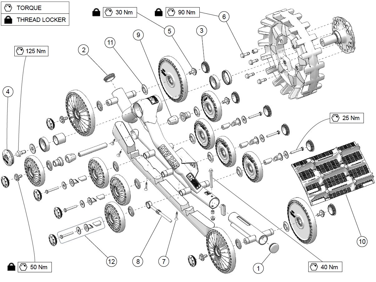 Rear Left & Right (w/ wheel holder kits)