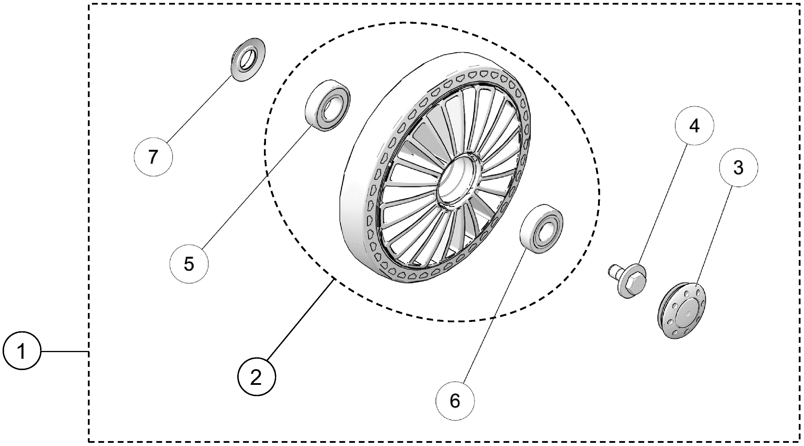 202-mm Wheel Kit, X4S